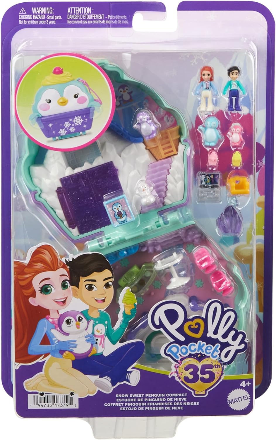 POLLY POCKET POSTICINI PINGUINO