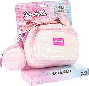 GIRABRILLA PUFFER BORSA POCHETTE ROSA