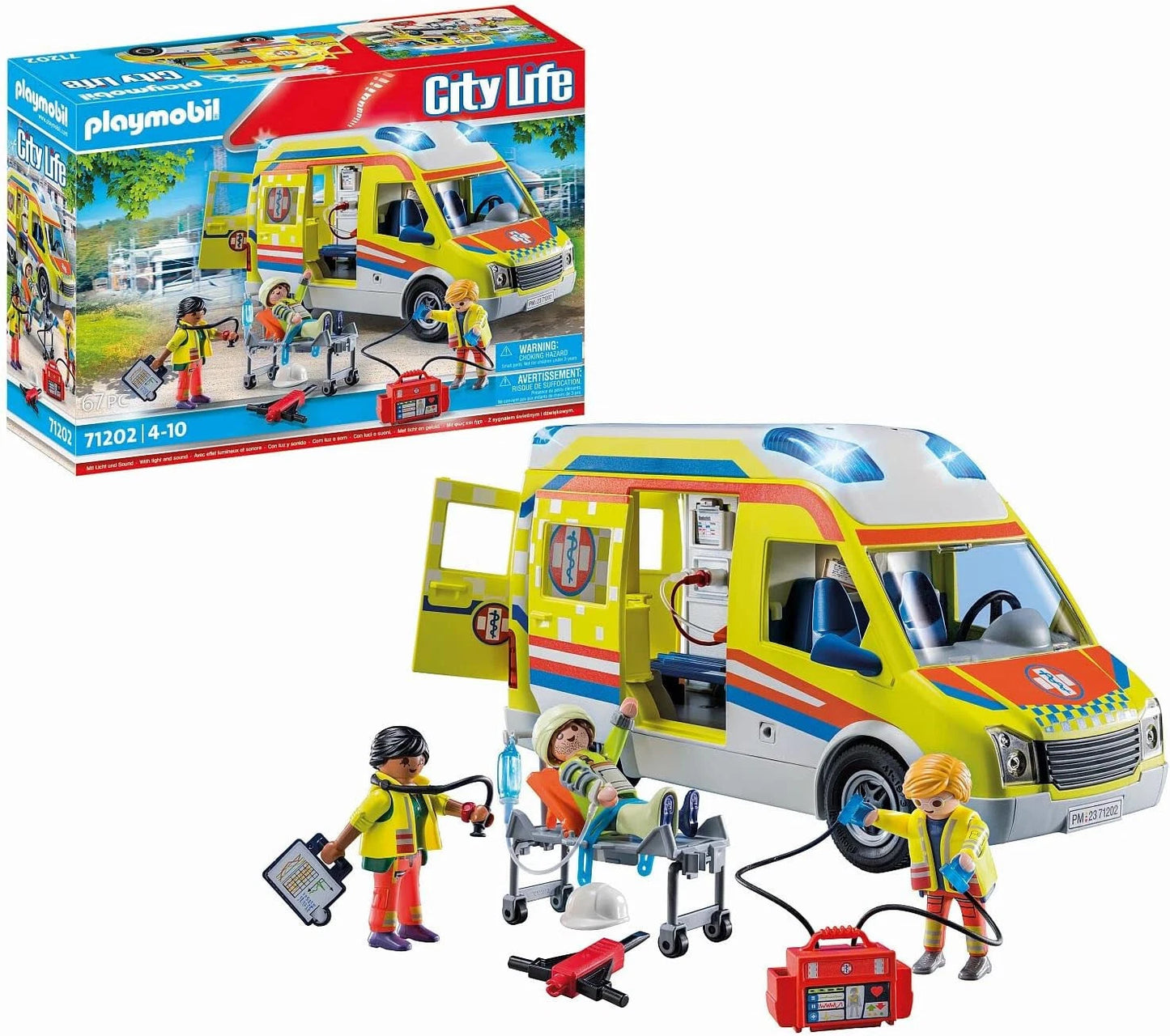 PLAYMOBIL 71202 AMBULANZA LUCI E SUONI