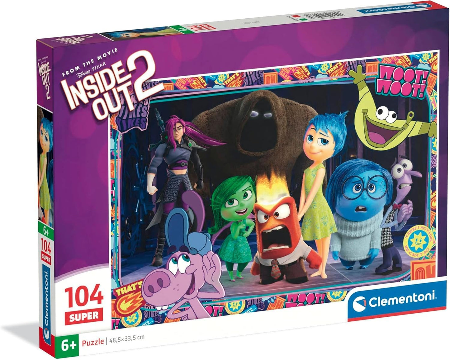 PUZZLE INSIDE OUT 104 PZ EMOZIONI E IL SEGRETO OSCURO DI RILEY