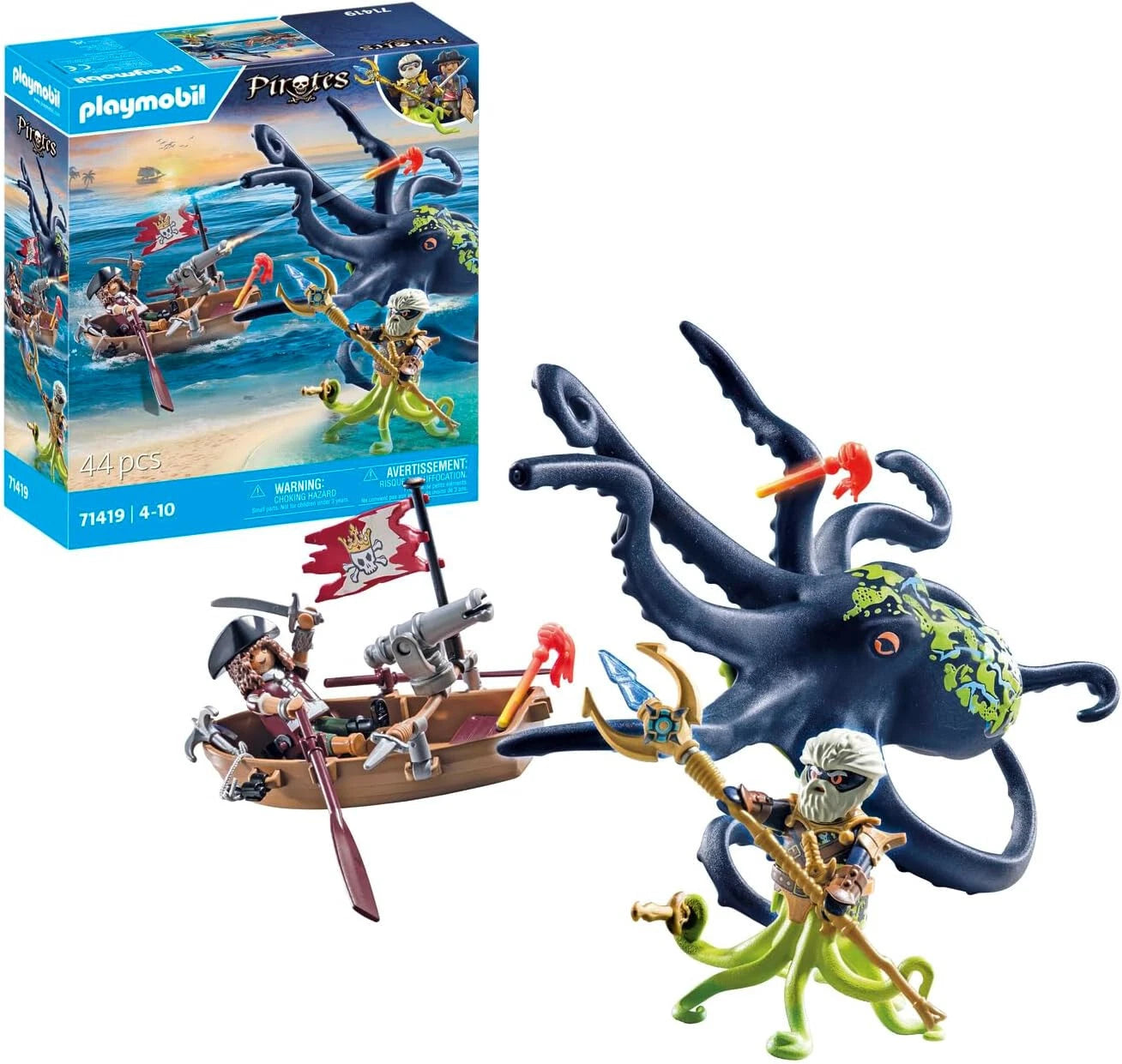 PLAYMOBIL 71419 PIRATA CONTRO PIOVRA