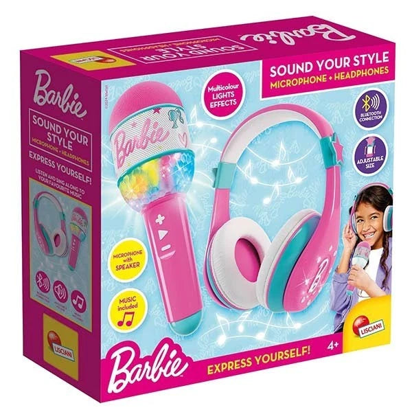 BARBIE CUFFIE CON MICROFONO