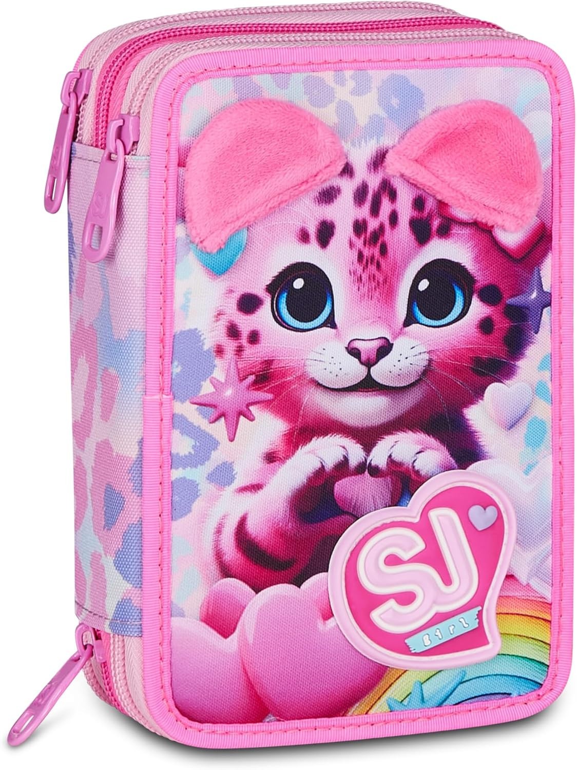 ASTUCCIO 3 ZIP HEART BUDDY GIRL