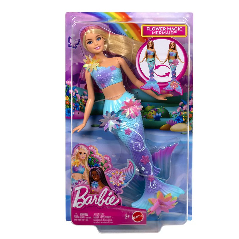 BARBIE SIRENA MAGICA FIORI
