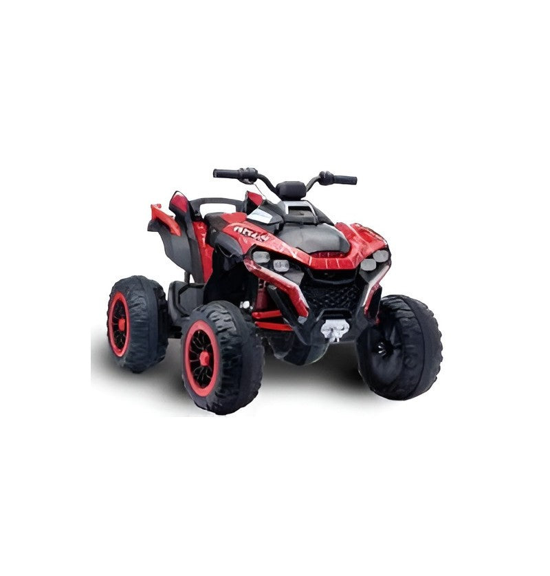 URBAN CITY QUAD ADVENTURE ROSSO ELETTRICO 24V CON LUCI LED