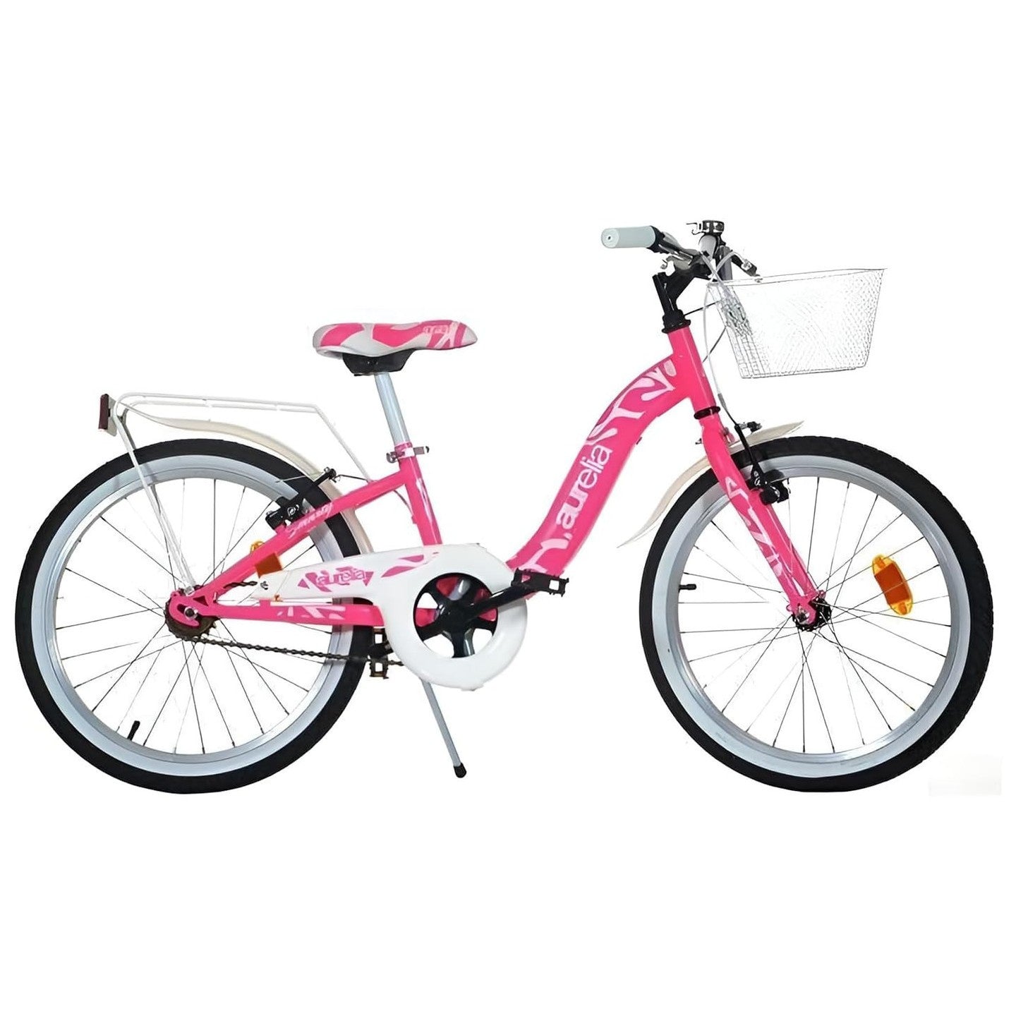 BICICLETTA 20'' FUXIA GIRL CON CESTINO