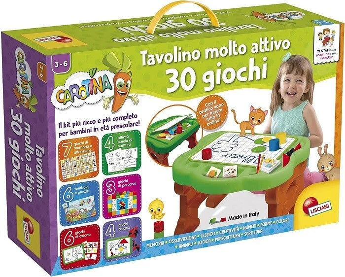 CAROTINA TAVOLINO 30 GIOCHI