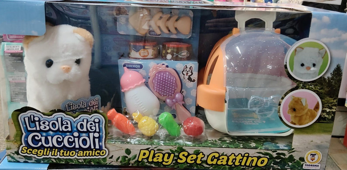 ISOLA DEI CUCCIOLI - GATTINO BIANCO