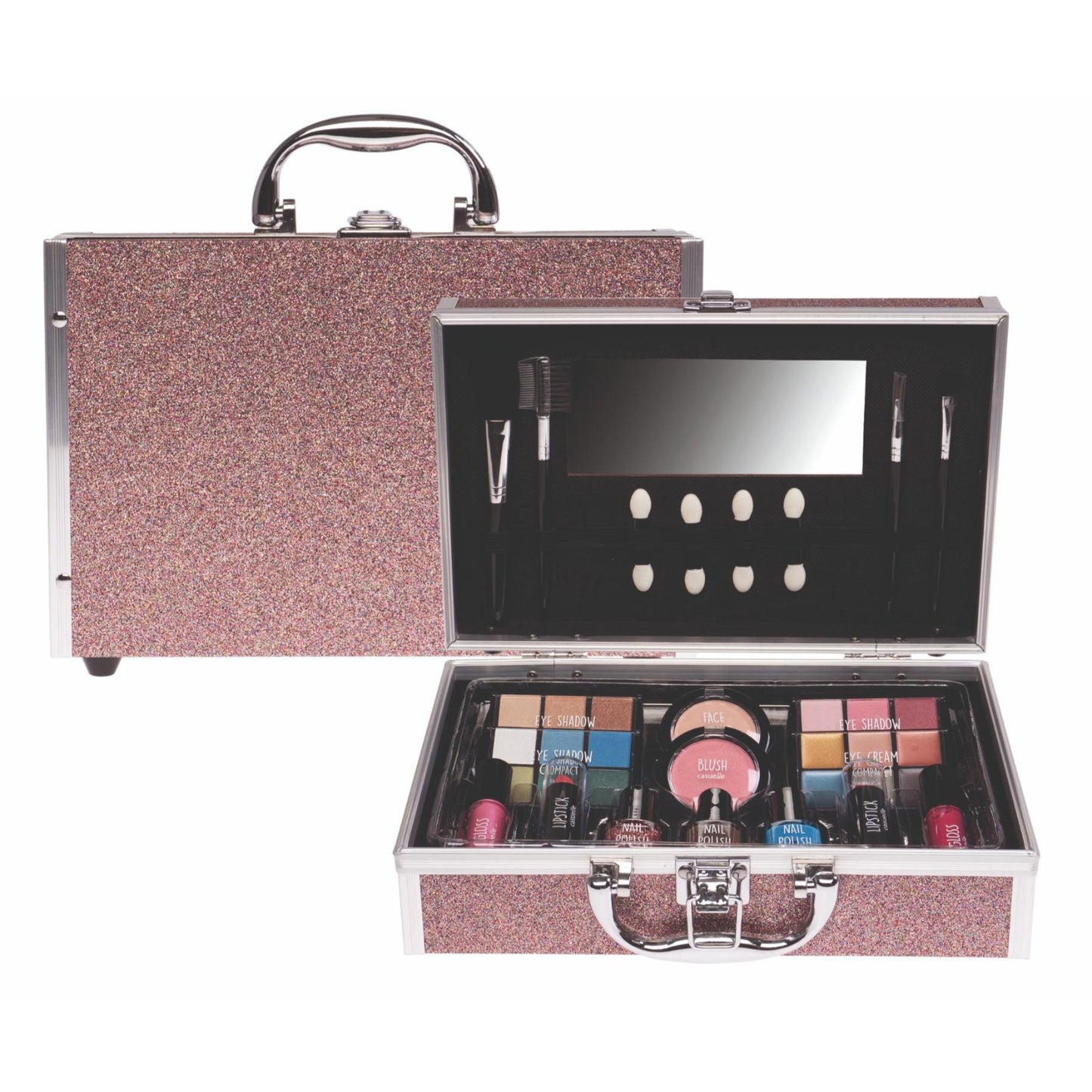 ASTUCCIO COSMETICO SUPERFICIE CON GLITTER