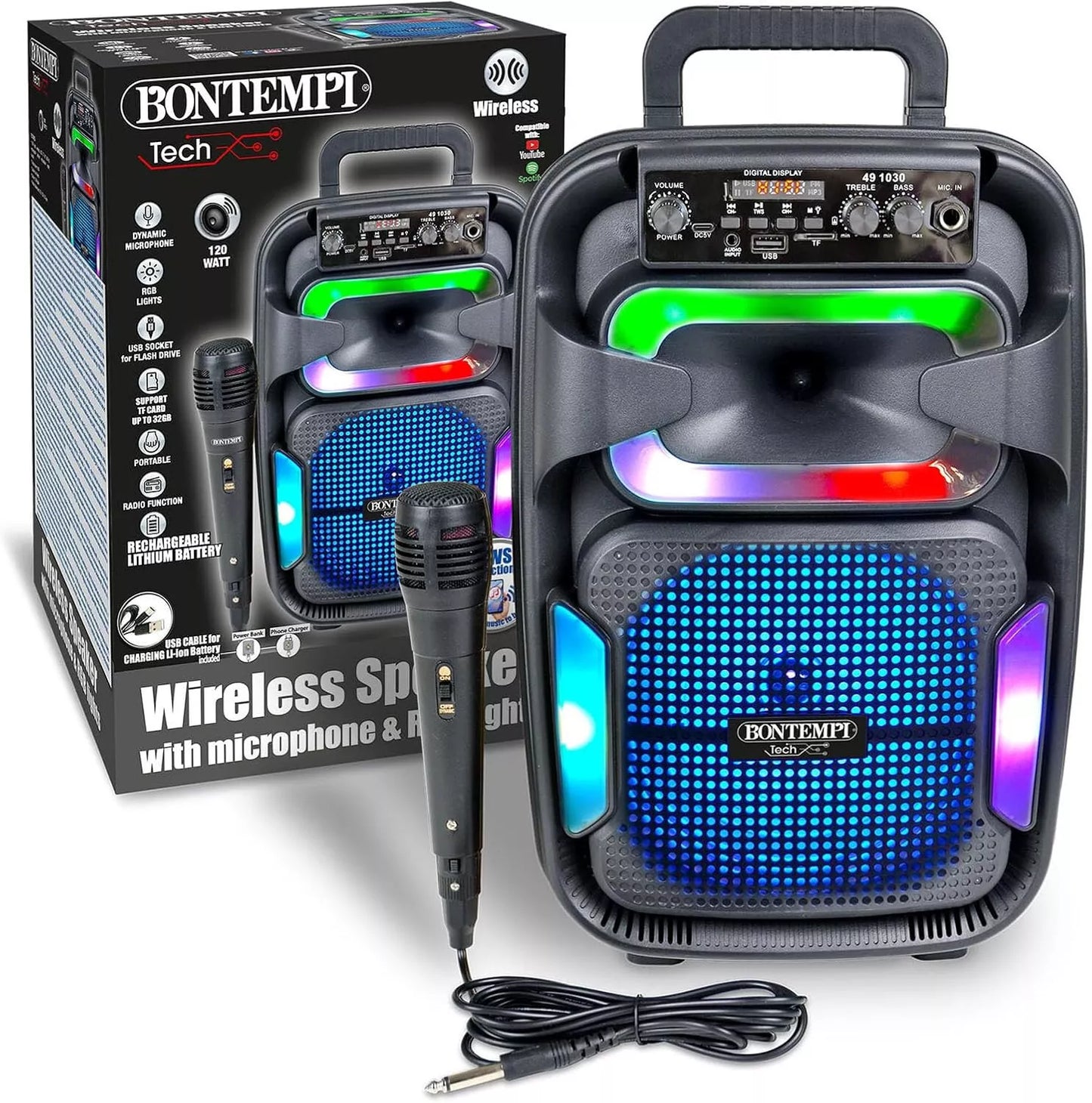 CASSA WIRELESS CON MICROFONO