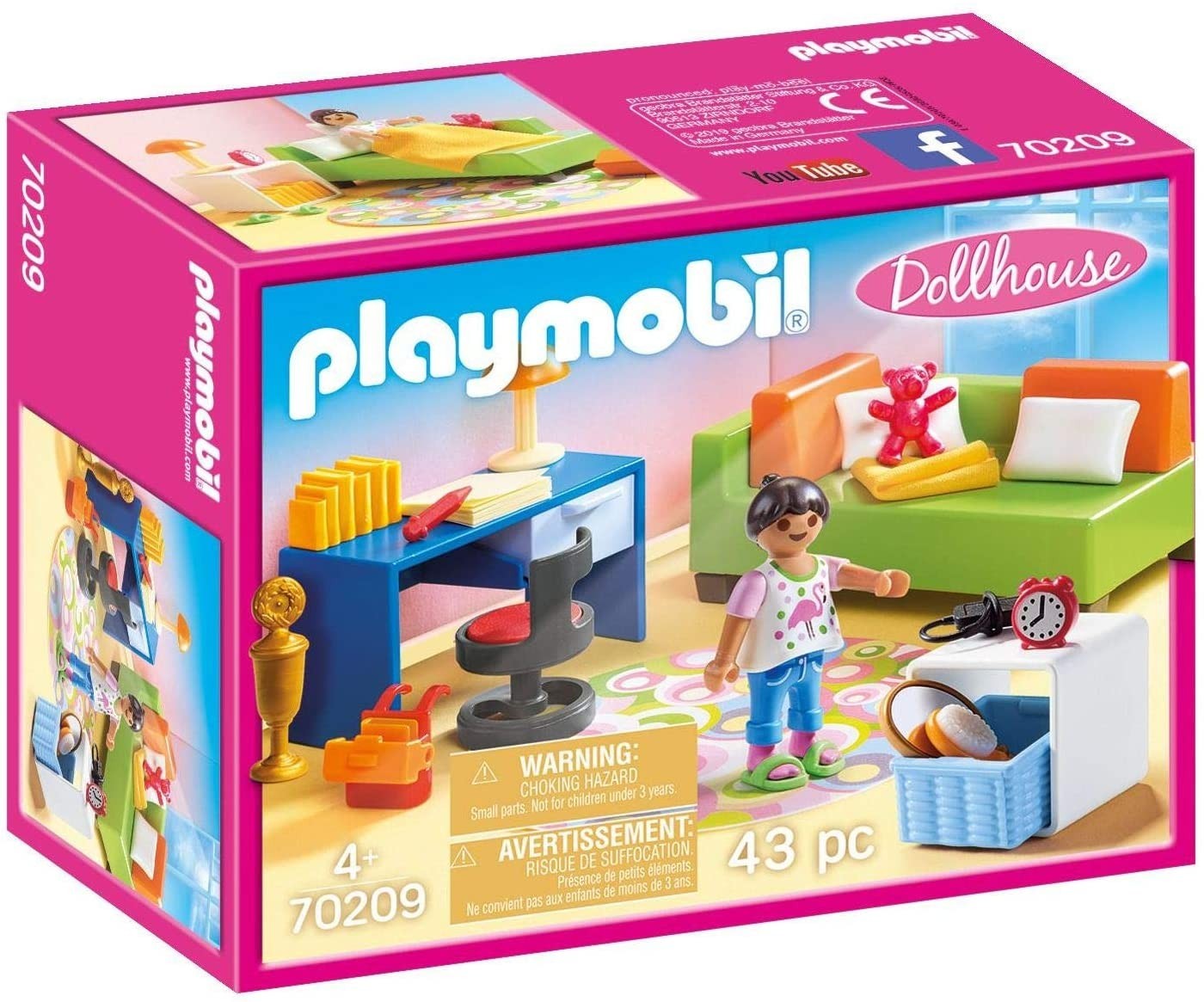 PLAYMOBIL DOLLHOUSE 70209 CAMERA DELLA RAGAZZA