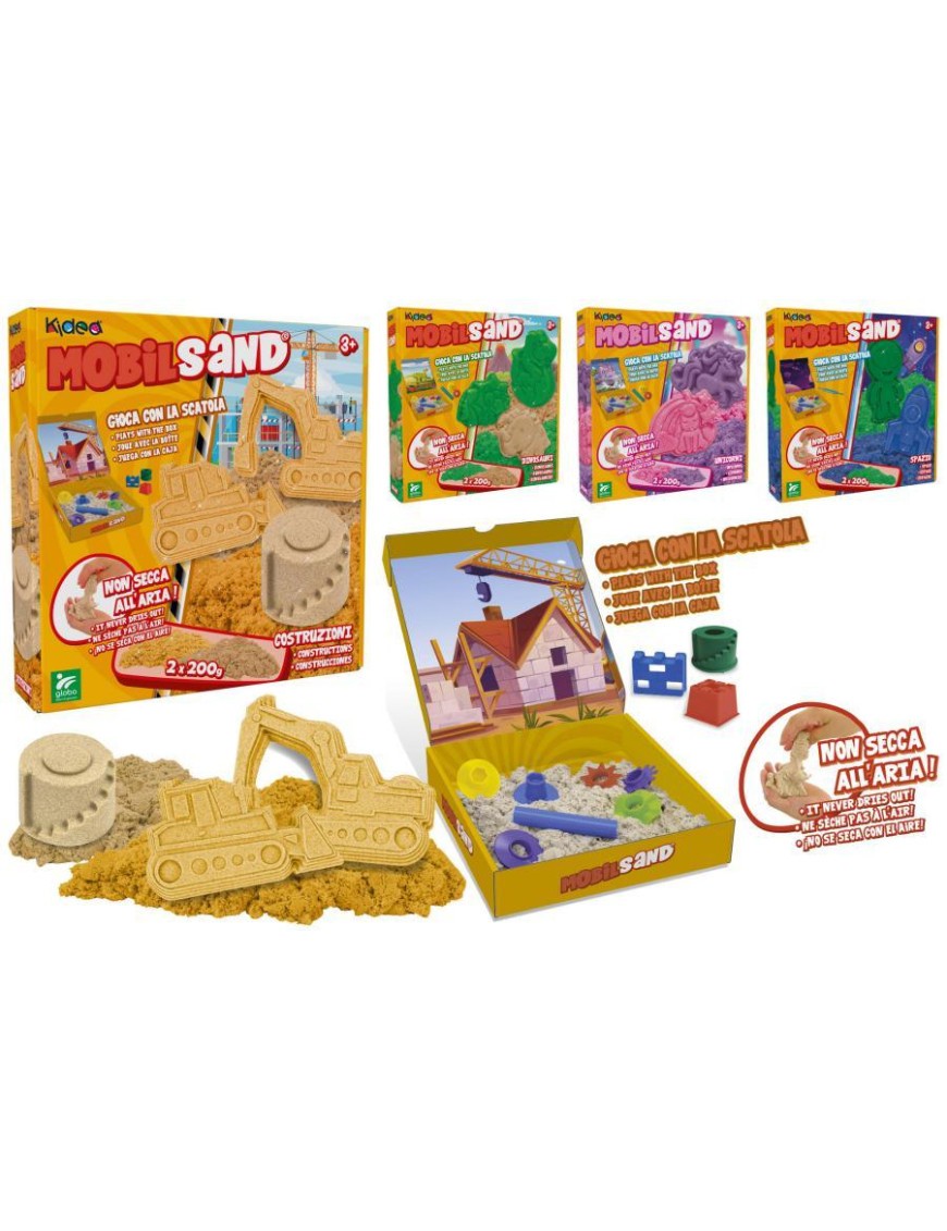 SABBIE MOBILI 2X200GR CON ACCESSORI