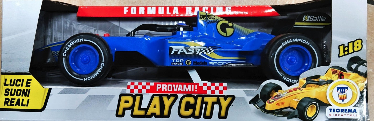 RACING CAR FORMULA 1 CON SUONO BLU