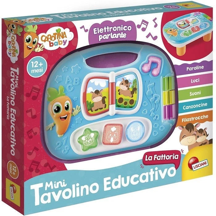 CAROTINA MINI TAVOLINO EDUCATIVO FATTORIA