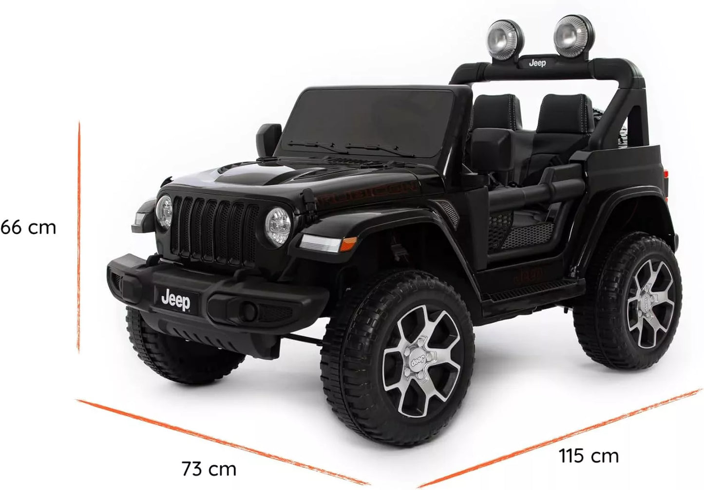JEEP WRANGLER NERA 12 V