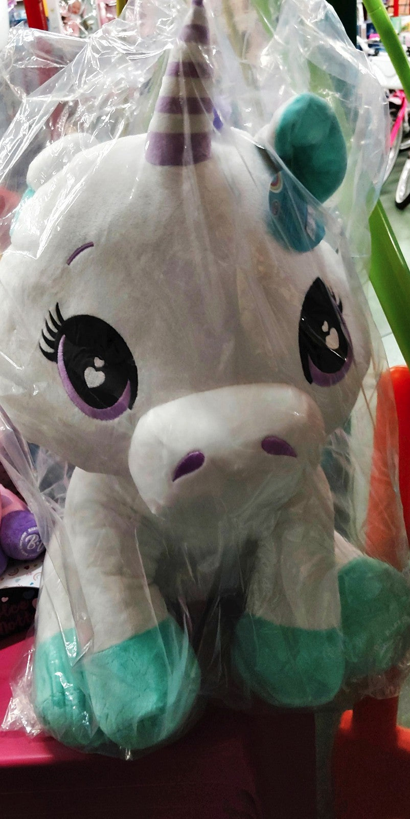 UNICORNO VERDEACQUA PELUCHE
