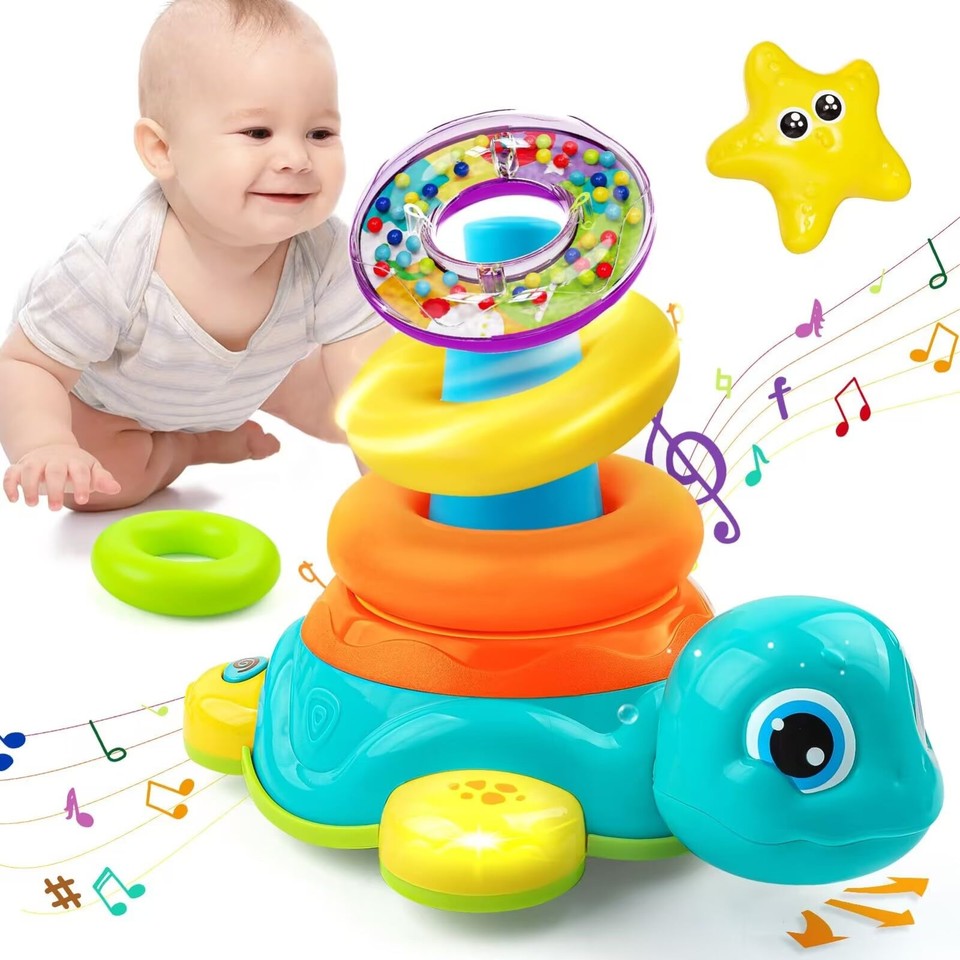 BABY TOON TARTARUGA IMPILABILE CON LUCI E SUONI