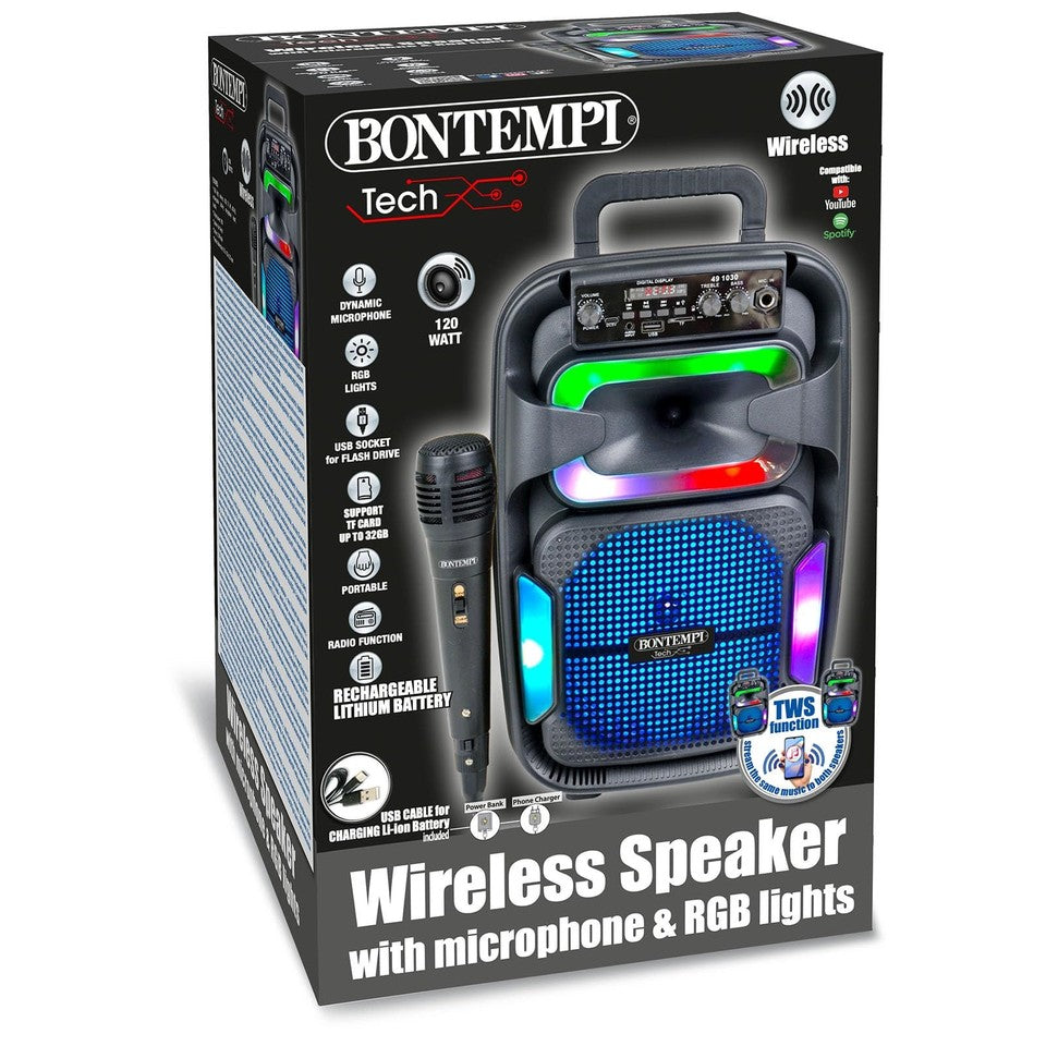 CASSA WIRELESS CON MICROFONO