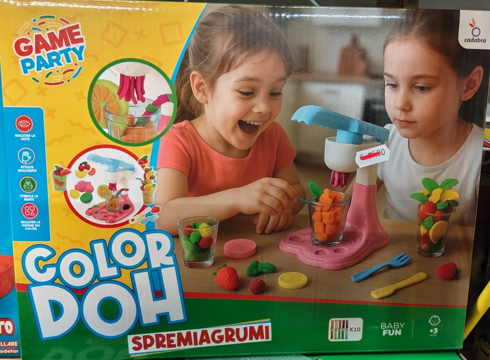 GAME PARTY PLASTILINA PREMI AGRUMI