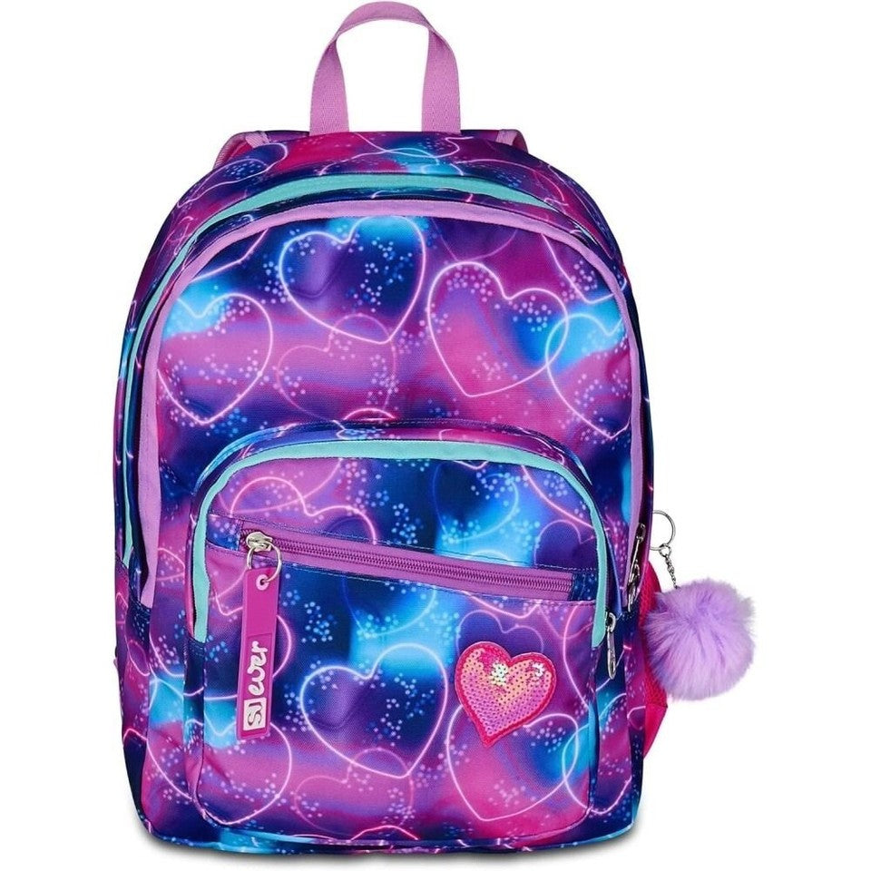 ZAINO DOPPIO SCOMPARTO SJ GANG MULTIHEART GIRL