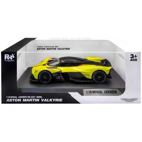 DC 1:18 ASTON M.VALKYRIE GIALLA
