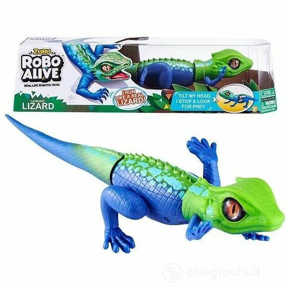 ROBO ALIVE LUCERTOLA ROSSO O BLU VENDITA UNITARIA COLORE CASUALE