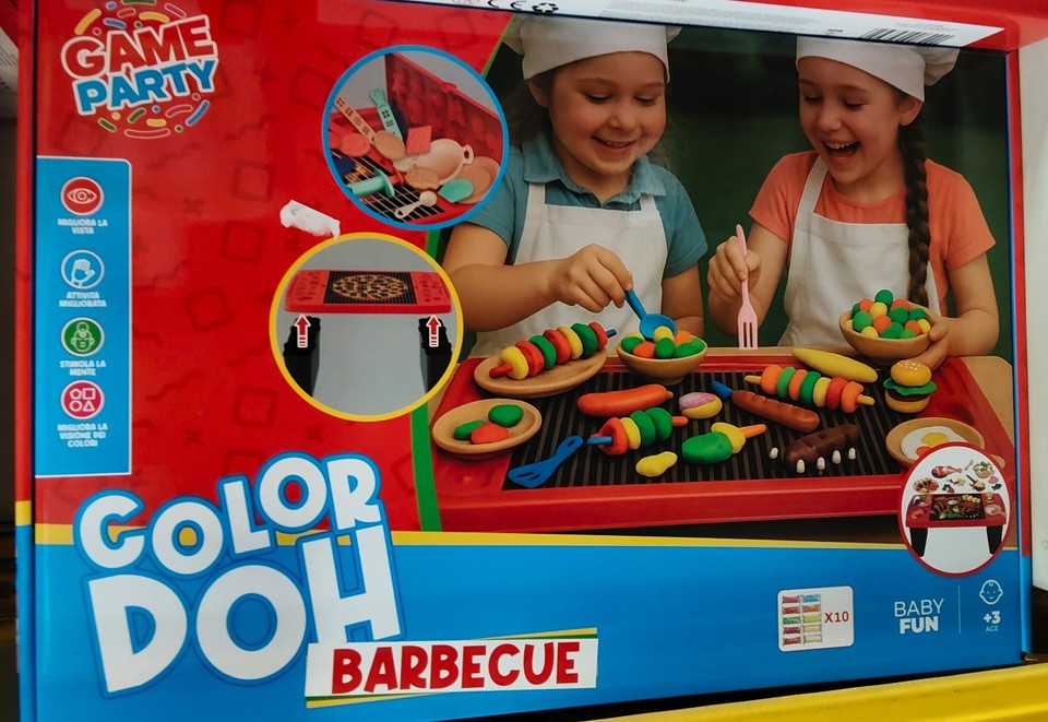 GAME PARTY PLASTILINA BARBECUE