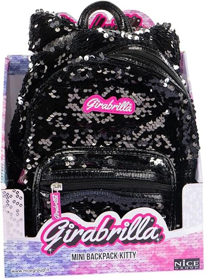 GIRABRILLA MNI BACKPACK KITTY NERA