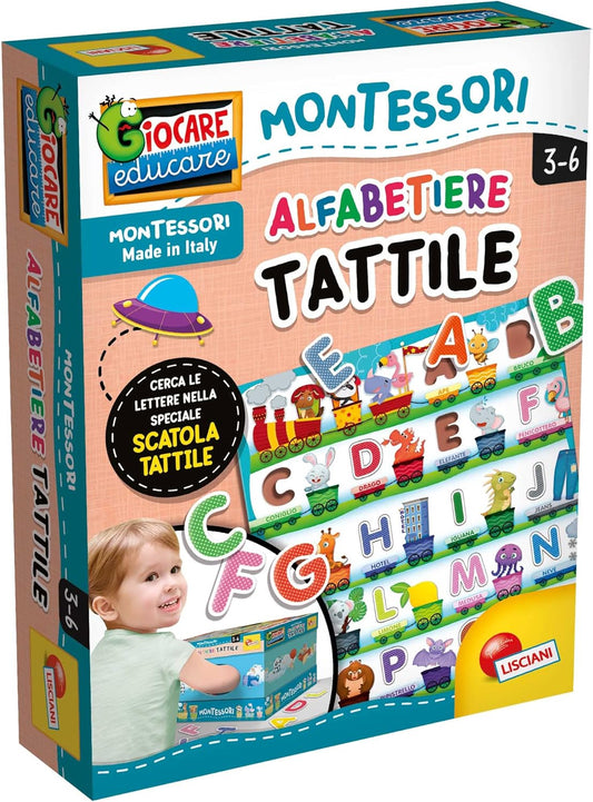 MONTESSORI ALAFABETO TATTILE 