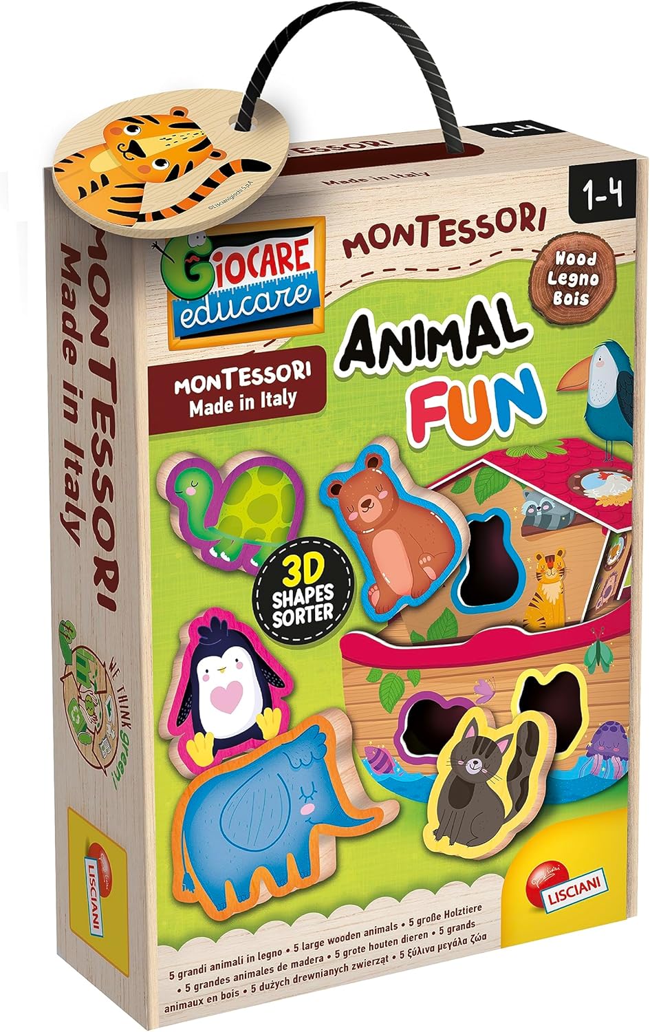 MONTESSORI BABY WOOD ANIMAL FUN