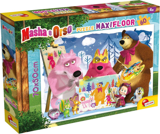 MASHA PUZZLE MAXIFLOOR 60 LET'S PAINT TOGETHER!