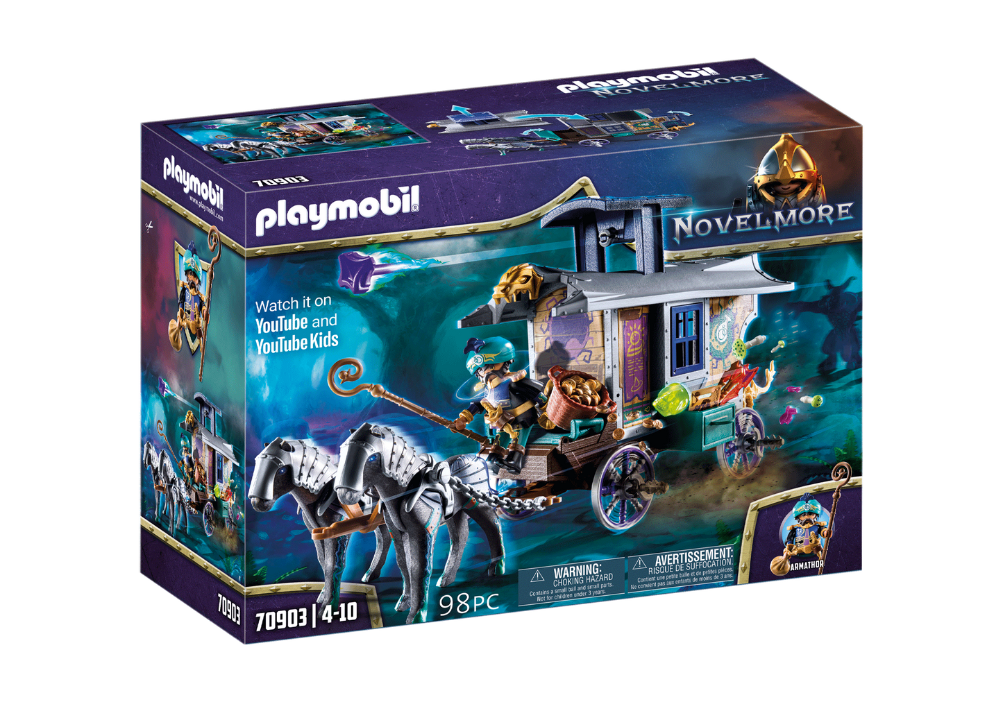 PLAYMOBIL 70903 VIOLET VALE-CARROZZA DEL MERCANTE