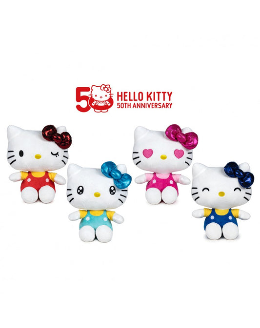 PELUCHE HELLO KITTY 22 CM VENDITA UNITARIA COLORE CASUALE