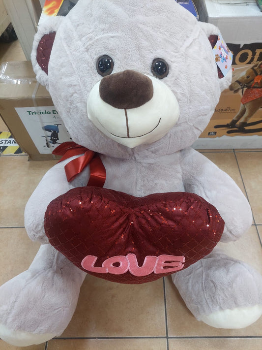ORSO TED CON CUORE CHIARO