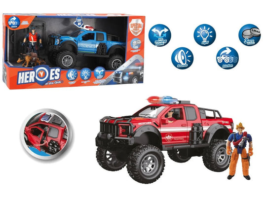 AUTO-OFFROAD-POLICE-O-POMPIERI-CON-PERSONAGGIO