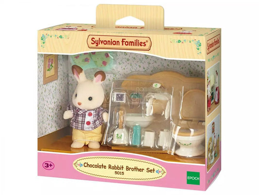SYLVANIAN FAMILIES- CONIGLIO FRATELLO CIOCCOLATO SET