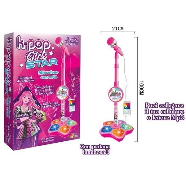 MICROFONO K POP CON ASTA 
