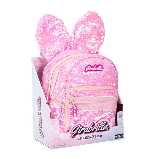 GIRABRILLA BUNNY BACKPACK COLORE ROSA