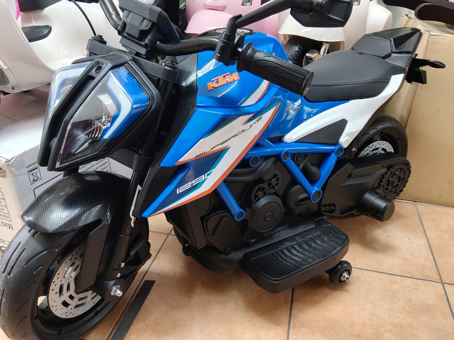 MOTO KTM 12V BLU