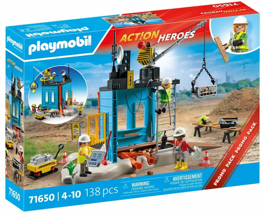 PLAYMOBIL ACTION HEROES 71650 CANTIERE 