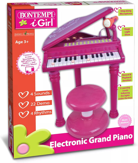 PIANO ELETTRONICO 37 TASTI CON MICROFONO
