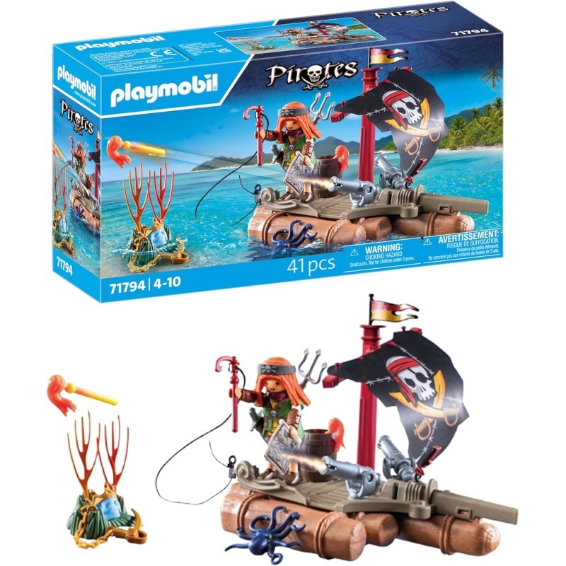PLAYMOBIL PIRATES 71794 ZATTERA DEI PIRATI 