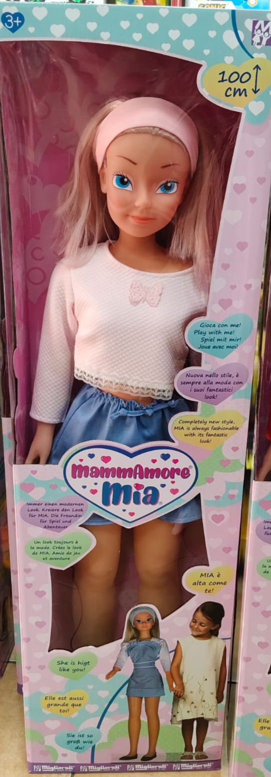 MIA TEMPO LIBERO 105 CM CON MAGLIA ROSA E GONNA