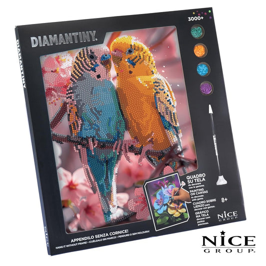 DIAMANTINY QUADRO PAPPAGALLI