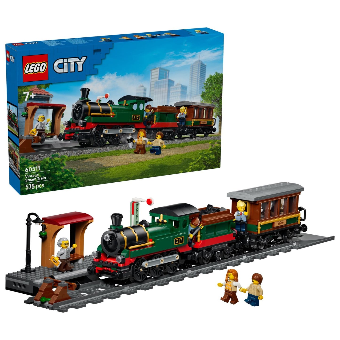 LEGO 60511 TRENO A VAPORE VINTAGE