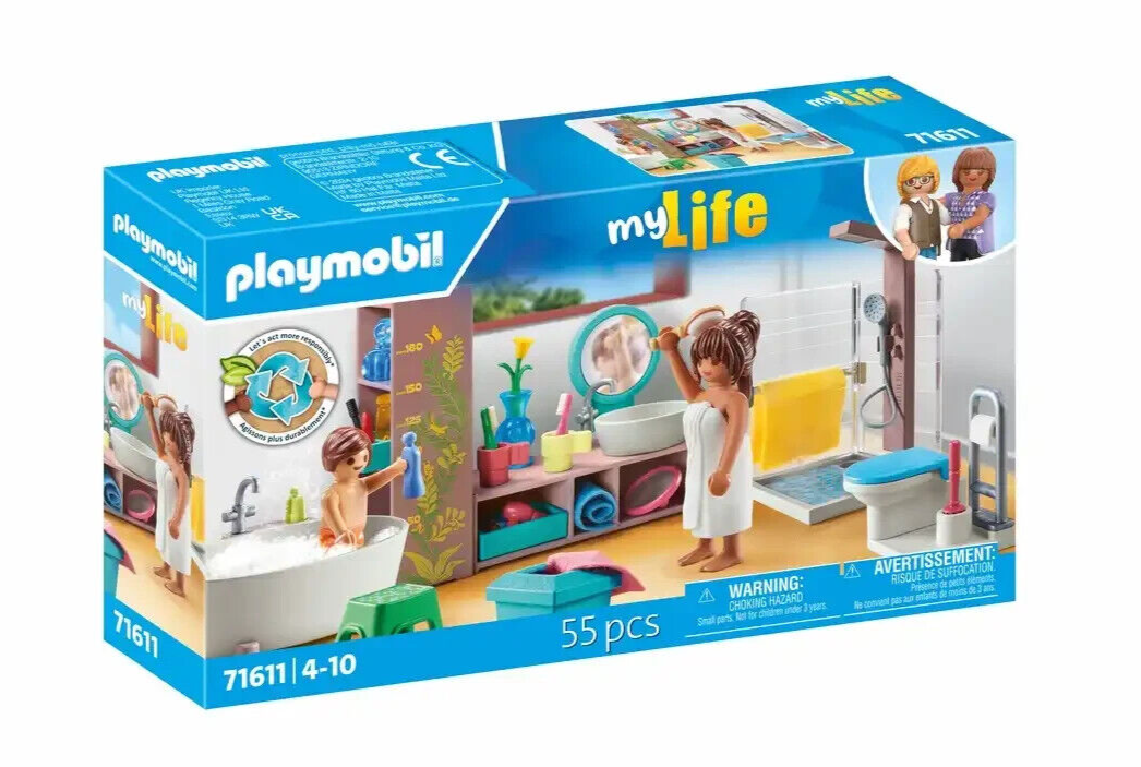 PLAYMOBIL MY LIFE 71611 BAGNO CON VASCA 