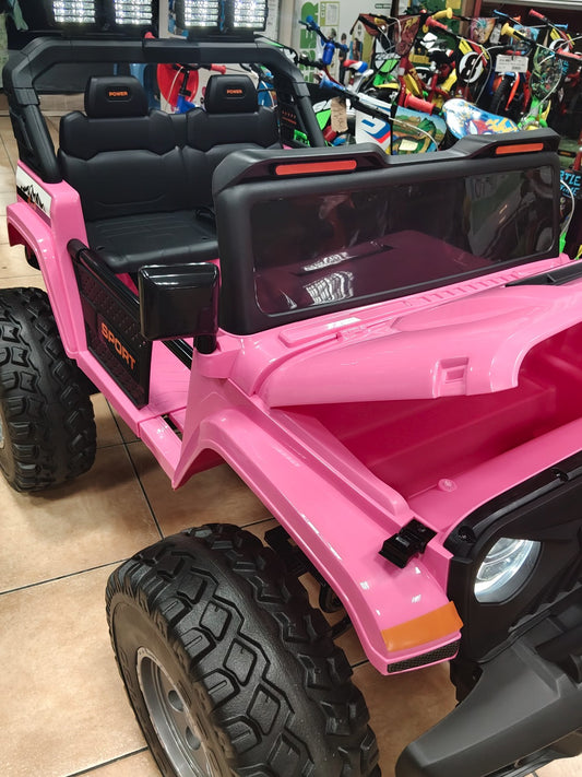 AUTO JEEP OFFROAD ROSA