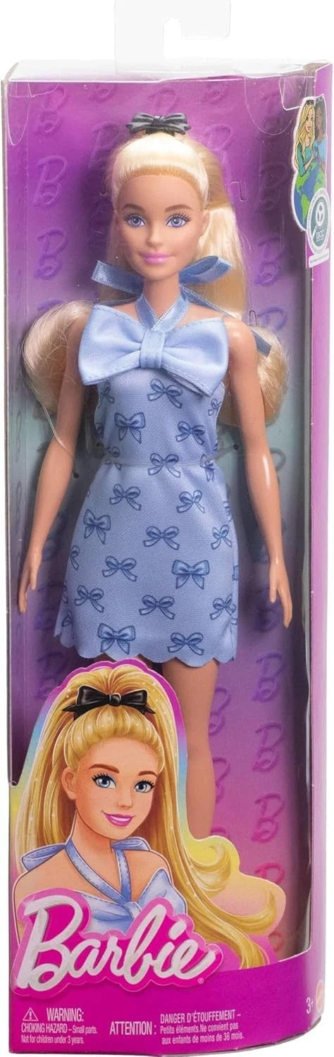 BARBIE FASHIONISTAS ABITO FIOCCO BLU