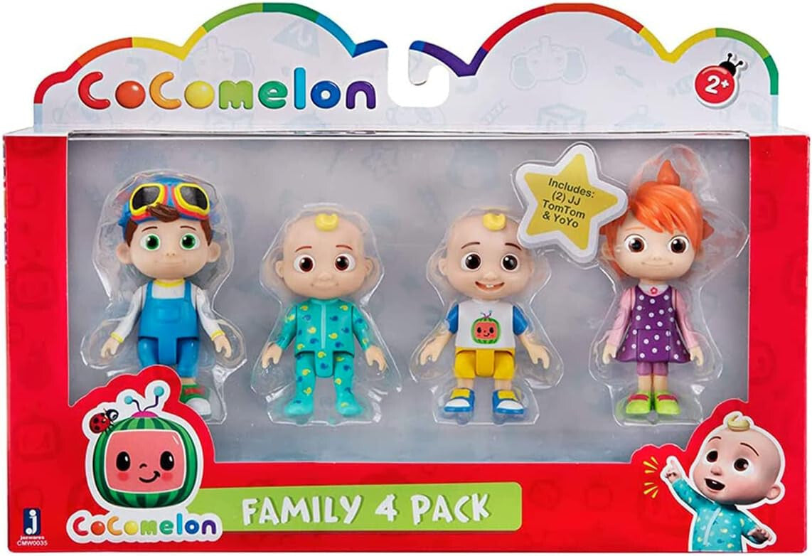 COCOMELON SET 4 PERSONAGGI 