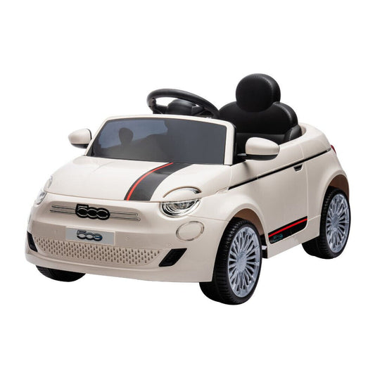 AUTO ELETTRICA FIAT 500 BIANCA 